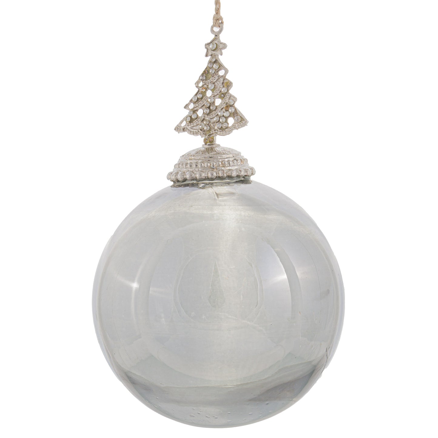 The Noel Collection Smoked Midnight Tree Top Bauble