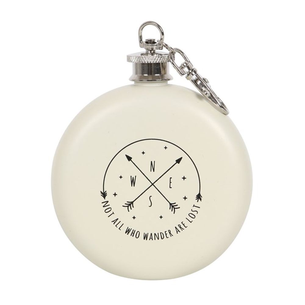 Hip Flask with Keyring