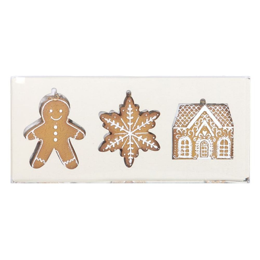 Set of 3 Gingerbread Decorations