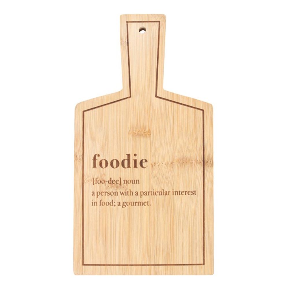 Foodie Bamboo Serving Board